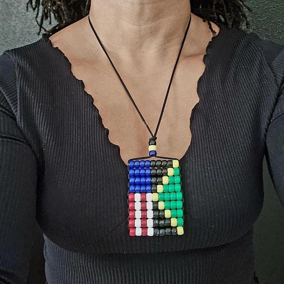 Jewelry - Jamerican Car Mirror Danglers/Necklace.